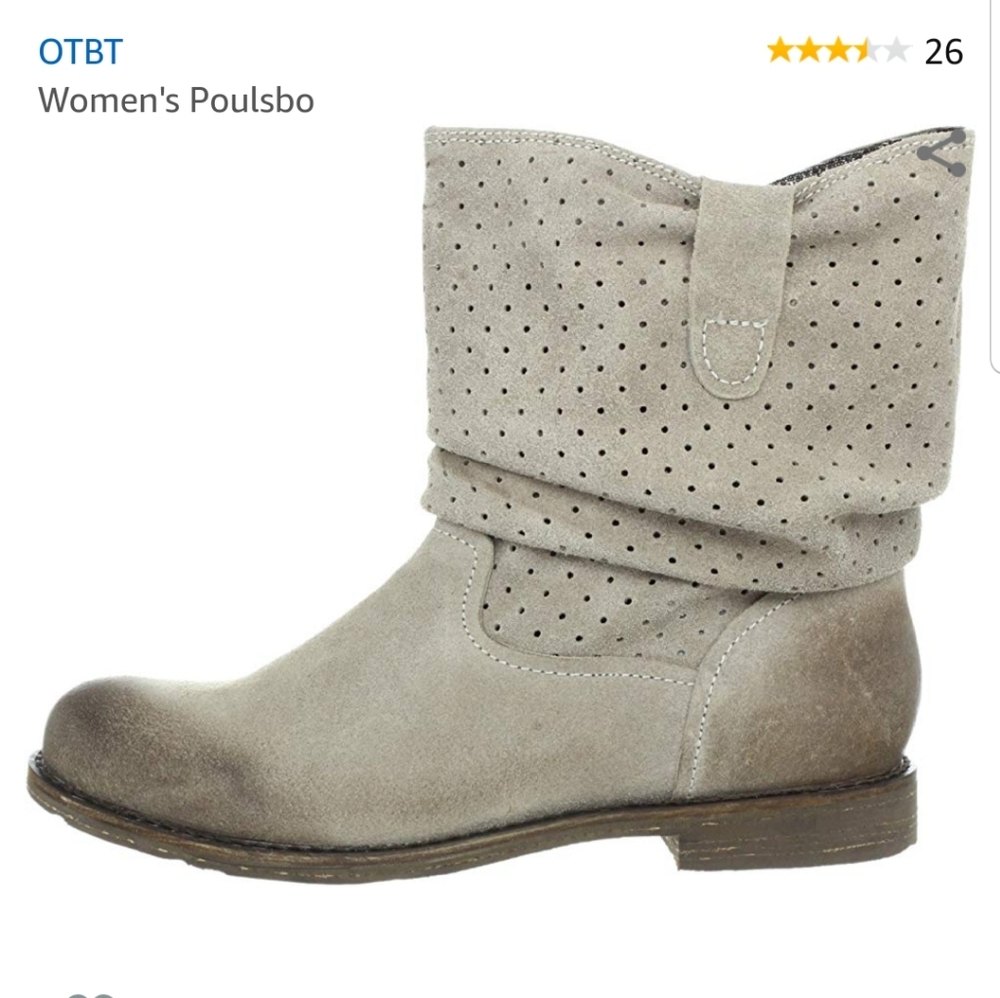 OTBT POULSBO women leather slouch boot Sz 9.5M